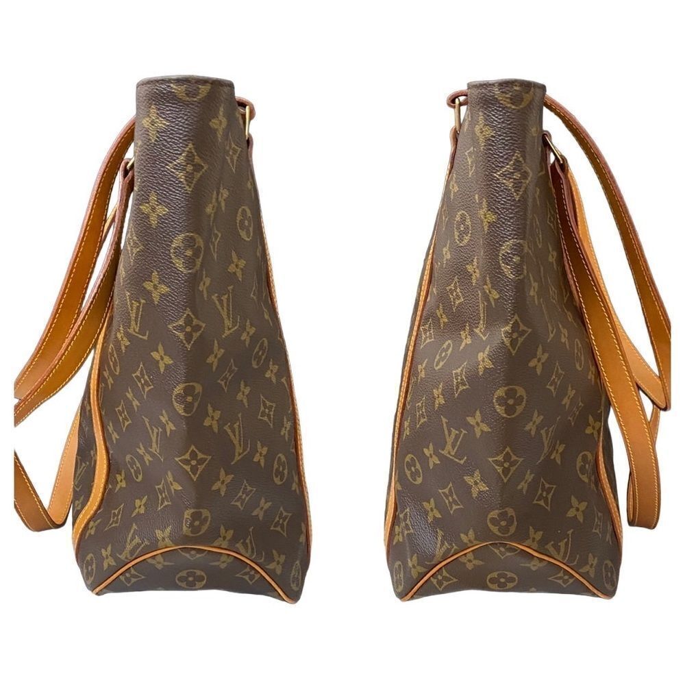 LOUIS VUITTON Monogram Sac Shopping Leather Tote Bag 💼 LVJ26 - Picture 12 of 16